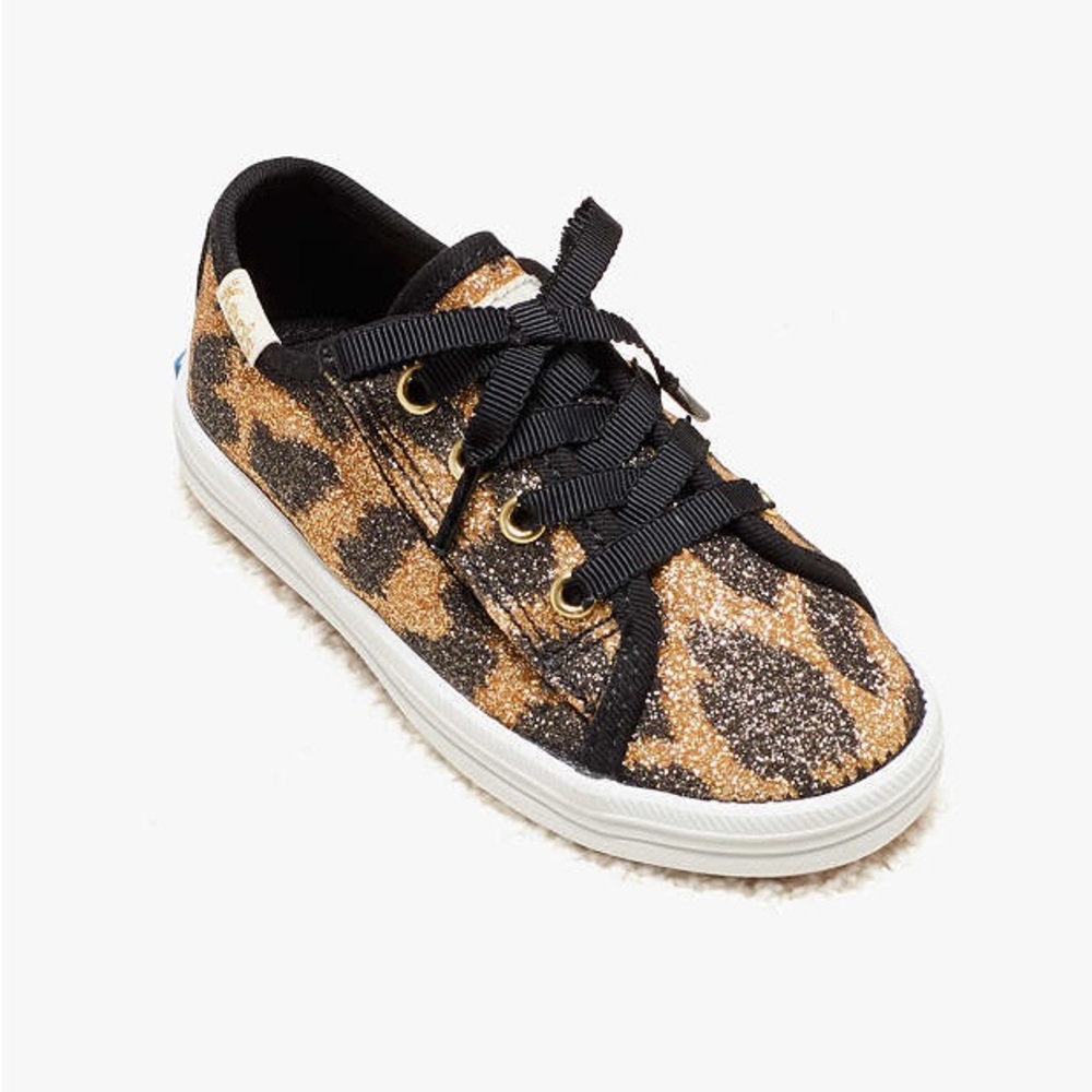 Keds Kids X Kate Spade New York Kickstart Glitter Leopard Toddler Sneakers